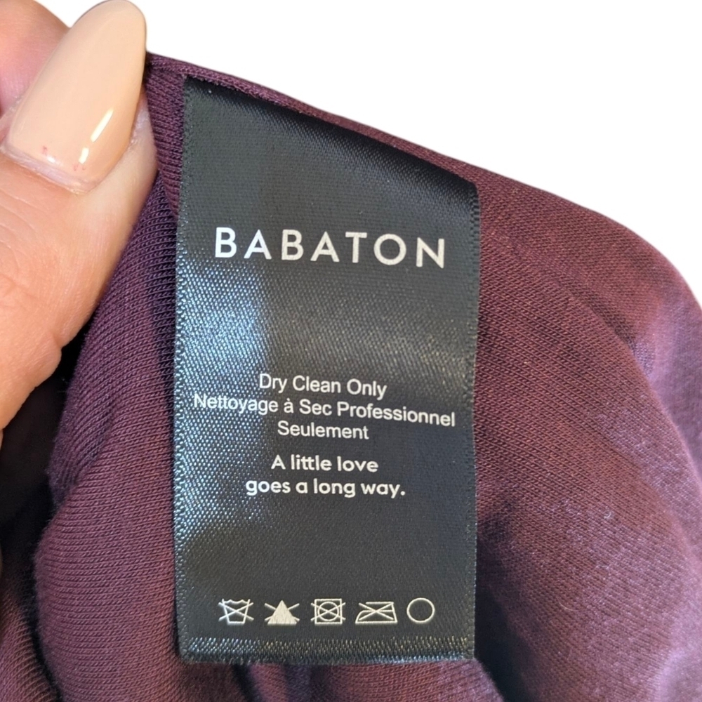 Aritzia- Babaton - Bodycon Maroon Dress with 3/4 Sleeves - Picture 7 of 8